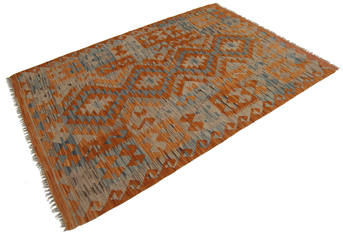 150x102 CM Autentio kilim originale fatto a mano Stile classico Facile da pulire