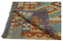 Carica l'immagine nel visualizzatore di Gallery, 170x125 CM Autentio kilim originale fatto a mano Stile classico Facile da pulire
