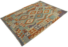 Carica l'immagine nel visualizzatore di Gallery, 170x125 CM Autentio kilim originale fatto a mano Stile classico Facile da pulire
