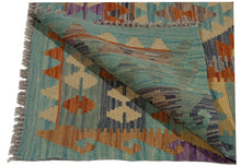 Carica l'immagine nel visualizzatore di Gallery, 125x85 CM Autentio kilim originale fatto a mano Stile classico Facile da pulire
