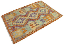 Load image into Gallery viewer, 120x83 CM Autentio kilim originale fatto a mano Stile classico Facile da pulire
