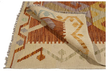 Carica l'immagine nel visualizzatore di Gallery, 200x77 CM Autentio kilim originale fatto a mano Stile classico Facile da pulire
