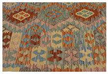 Load image into Gallery viewer, 243x170 CM Autentio kilim originale fatto a mano Stile classico Facile da pulire
