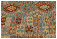 Carica l'immagine nel visualizzatore di Gallery, 243x170 CM Autentio kilim originale fatto a mano Stile classico Facile da pulire
