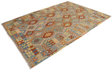 Lade das Bild in den Galerie-Viewer, 243x170 CM Autentio kilim originale fatto a mano Stile classico Facile da pulire
