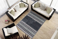 Load image into Gallery viewer, Kilim Lory tribal 100% Cotone, indiano, fatto a mano 200x60 cm
