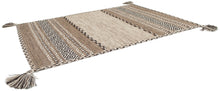 Lade das Bild in den Galerie-Viewer, Kilim Lory tribal 100% Cotone, indiano, fatto a mano 130x65 cm
