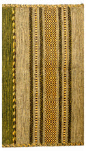 Lade das Bild in den Galerie-Viewer, Kilim Lory tribal 100% Cotone, indiano, fatto a mano 240x60 cm Lavabile in Lavatrice
