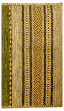 Carica l'immagine nel visualizzatore di Gallery, Kilim Lory tribal 100% Cotone, indiano, fatto a mano 140x70 cm
