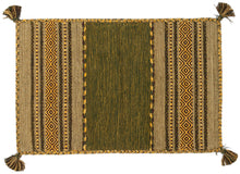 Lade das Bild in den Galerie-Viewer, Kilim Lory tribal 100% Cotone, indiano, fatto a mano 110x60 cm
