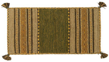 Lade das Bild in den Galerie-Viewer, Kilim Lory tribal 100% Cotone, indiano, fatto a mano 110x60 cm
