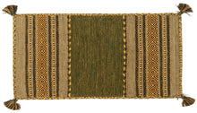 Lade das Bild in den Galerie-Viewer, Kilim Lory tribal 100% Cotone, indiano, fatto a mano 240x60 cm Lavabile in Lavatrice
