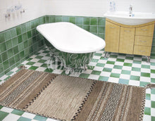 Load image into Gallery viewer, Kilim Lory tribal 100% Cotone, indiano, fatto a mano 230x160 cm
