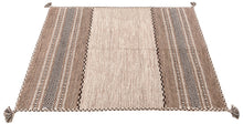 Carica l'immagine nel visualizzatore di Gallery, Kilim Lory tribal 100% Cotone, indiano, fatto a mano 200x60 cm
