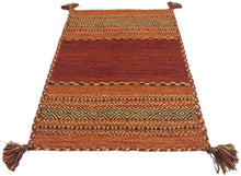 Carica l&#39;immagine nel visualizzatore di Gallery, Kilim Lory tribal 100% Cotone, indiano, fatto a mano 150x90 cm
