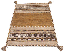Carica l&#39;immagine nel visualizzatore di Gallery, Kilim Lory tribal 100% Cotone, indiano, fatto a mano 180x60 cm
