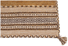 Carica l'immagine nel visualizzatore di Gallery, Kilim Lory tribal 100% Cotone, indiano, fatto a mano 140x70 cm
