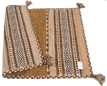 Carica l'immagine nel visualizzatore di Gallery, Kilim Lory tribal 100% Cotone, indiano, fatto a mano 140x70 cm
