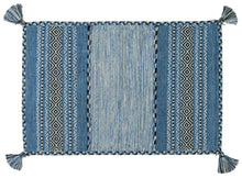 Carica l'immagine nel visualizzatore di Gallery, Kilim Lory tribal 100% Cotone, indiano, fatto a mano 230x160 cm
