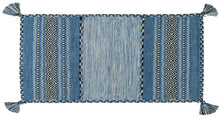 Lade das Bild in den Galerie-Viewer, Kilim Lory tribal 100% Cotone, indiano, fatto a mano 240x60 cm Lavabile IN Lavatrice
