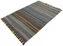 Load image into Gallery viewer, 130X65 CM Autentic Kilim Cotton Indian #GalleriaFarah1970
