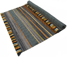 Load image into Gallery viewer, 130X65 CM Autentic Kilim Cotton Indian #GalleriaFarah1970
