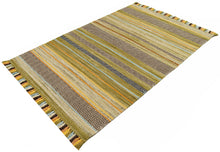 Load image into Gallery viewer, 180X120 CM Original, Autentic Kilim fait main Coton Indian #GalleriaFarah1970 ?
