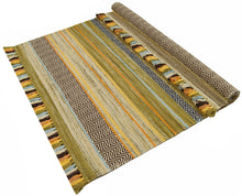 Load image into Gallery viewer, 180X120 CM Original, Autentic Kilim fait main Coton Indian #GalleriaFarah1970 ?
