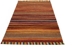Carica l'immagine nel visualizzatore di Gallery, Galleria Farah1970 - 150x90 CM Kilim Autentico, Originale e Fatto a Mano Idea
