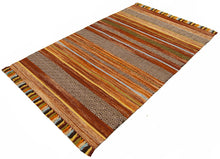 Carica l'immagine nel visualizzatore di Gallery, Galleria Farah1970 - 150x90 CM Kilim Autentico, Originale e Fatto a Mano Idea
