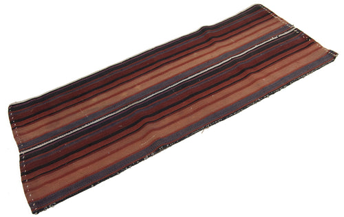 98x40 CM Antico Kilim Autentico Originale Fatto a Mano Facile da Pulire Stile Tribali - Reversibile