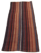 Carica l'immagine nel visualizzatore di Gallery, 98x40 CM Antico Kilim Autentico Originale Fatto a Mano Facile da Pulire Stile Tribali - Reversibile
