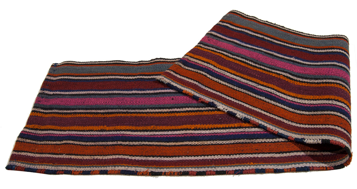 95x30 CM Antico Kilim Autentico Originale Fatto a Mano Facile da Pulire Stile Tribali - Reversibile