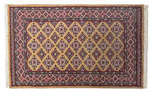 Load image into Gallery viewer, 126x78 CM Tappeto Autentico Originale Annodato a Mano Lana Kashmir Pakistan
