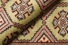 Carica l&#39;immagine nel visualizzatore di Gallery, 160x92 CM Tappeto Autentico Originale Annodato a Mano Lana Kashmir Pakistan
