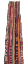 Carica l'immagine nel visualizzatore di Gallery, 150x25 CM Antico Kilim Autentico Originale Fatto a Mano Facile da Pulire Stile Tribali - Reversibile
