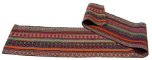 Carica l'immagine nel visualizzatore di Gallery, 150x25 CM Antico Kilim Autentico Originale Fatto a Mano Facile da Pulire Stile Tribali - Reversibile
