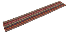 Carica l'immagine nel visualizzatore di Gallery, 150x25 CM Antico Kilim Autentico Originale Fatto a Mano Facile da Pulire Stile Tribali - Reversibile
