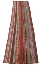 Load image into Gallery viewer, 120x30 CM Antico Kilim Autentico Originale Fatto a Mano Facile da Pulire Stile Tribali - Reversibile
