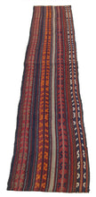 Load image into Gallery viewer, 140x27 CM Antico Kilim Autentico Originale Fatto a Mano Facile da Pulire Stile Tribali - Reversibile
