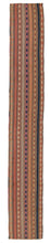 Carica l&#39;immagine nel visualizzatore di Gallery, 190x28 CM Antico Kilim Autentico Originale Fatto a Mano Facile da Pulire Stile Tribali - Reversibile
