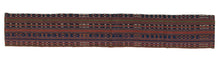 Lade das Bild in den Galerie-Viewer, 155x27 CM Antico Kilim Autentico Originale Fatto a Mano Facile da Pulire Stile Tribali - Reversibile
