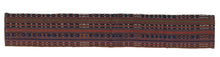 Load image into Gallery viewer, 155x27 CM Antico Kilim Autentico Originale Fatto a Mano Facile da Pulire Stile Tribali - Reversibile
