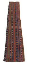 Load image into Gallery viewer, 155x27 CM Antico Kilim Autentico Originale Fatto a Mano Facile da Pulire Stile Tribali - Reversibile

