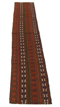 Carica l'immagine nel visualizzatore di Gallery, 165x29 CM Antico Kilim Autentico Originale Fatto a Mano Facile da Pulire Stile Tribali - Reversibile
