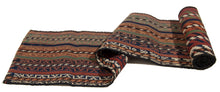 Carica l'immagine nel visualizzatore di Gallery, 175x27 CM Antico Kilim Autentico Originale Fatto a Mano Facile da Pulire Stile Tribali - Reversibile
