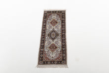 Carica l&#39;immagine nel visualizzatore di Gallery, 185x60 CM Tappeto Carpet Tapis Teppich Alfombra Rug Kashmir (Hand Made)
