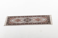 Carica l'immagine nel visualizzatore di Gallery, 185x60 CM Tappeto Carpet Tapis Teppich Alfombra Rug Kashmir (Hand Made)

