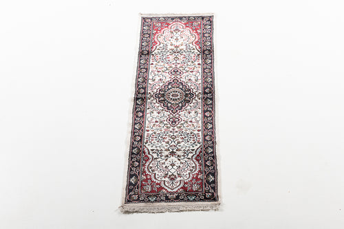 205x60 CM Tappeto Carpet Tapis Teppich Alfombra Rug Kashmir (Hand Made)