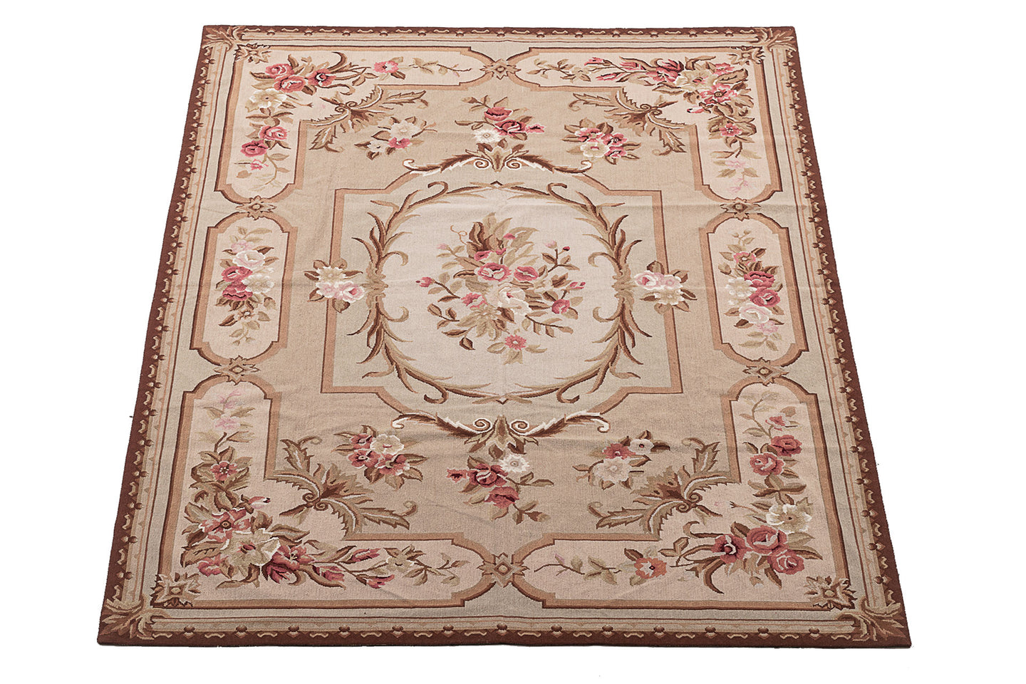 Needle point Classic Floral French Style 272x183 CM Drawing Aubusson (Galleria Farah1970)